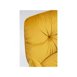 KARE Design Chaise Avec Accoudoirs Mila Velours Jaune ^ Chaise