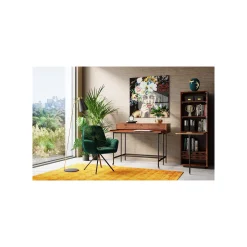 KARE Design Chaise Avec Accoudoirs Mila Velours Vert ^ Chaise