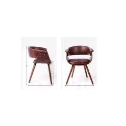 KARE Design Chaise Avec Accoudoirs Monaco Nougat ^ Chaise