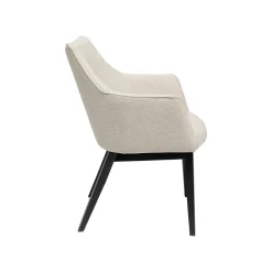 KARE Design Chaise Avec Accoudoirs Modino Crème ^ Chaise