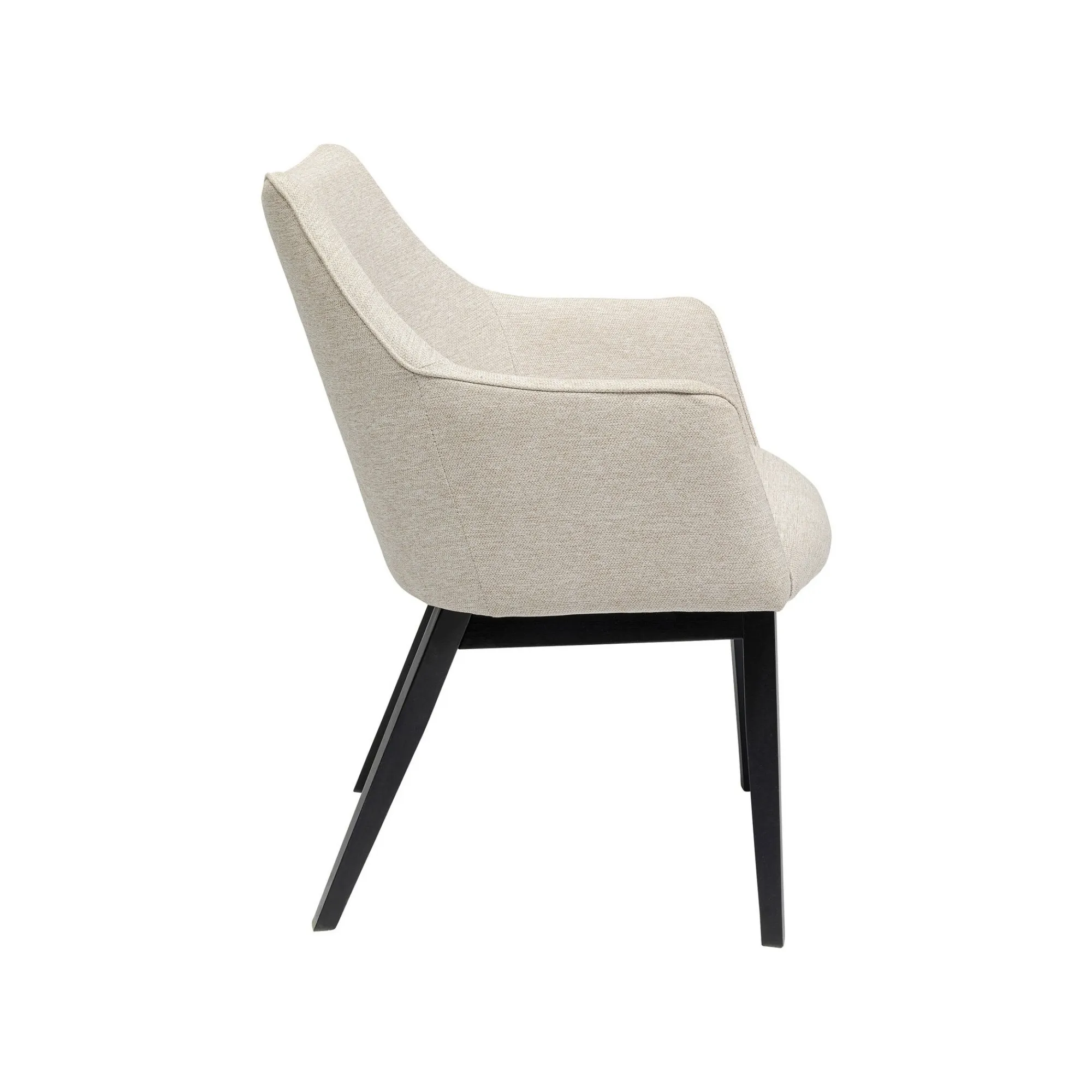 KARE Design Chaise Avec Accoudoirs Modino Crème ^ Chaise