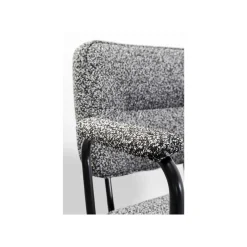 KARE Design Chaise Avec Accoudoirs Orelie Noire Et Blanche ^ Chaise