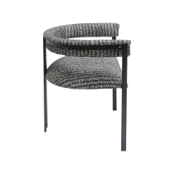 KARE Design Chaise Avec Accoudoirs Paris Noire ^ Chaise