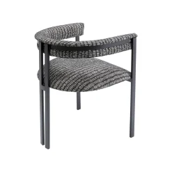 KARE Design Chaise Avec Accoudoirs Paris Noire ^ Chaise