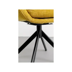 KARE Design Chaise Avec Accoudoirs Pivotante Molly Jaune ^ Chaise