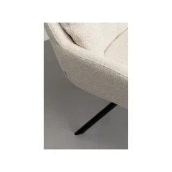 KARE Design Chaise Avec Accoudoirs Pivotante Molly Crème ^ Chaise
