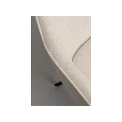 KARE Design Chaise Avec Accoudoirs Pivotante Modino Crème ^ Chaise