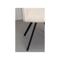 KARE Design Chaise Avec Accoudoirs Pivotante Modino Crème ^ Chaise