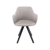 KARE Design Chaise Avec Accoudoirs Pivotante Lady Loco Taupe ^ Chaise