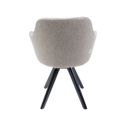 KARE Design Chaise Avec Accoudoirs Pivotante Lady Loco Taupe ^ Chaise