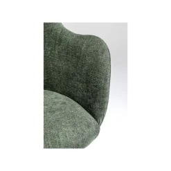 KARE Design Chaise Avec Accoudoirs Pivotante Lady Loco Coco Verte ^ Chaise