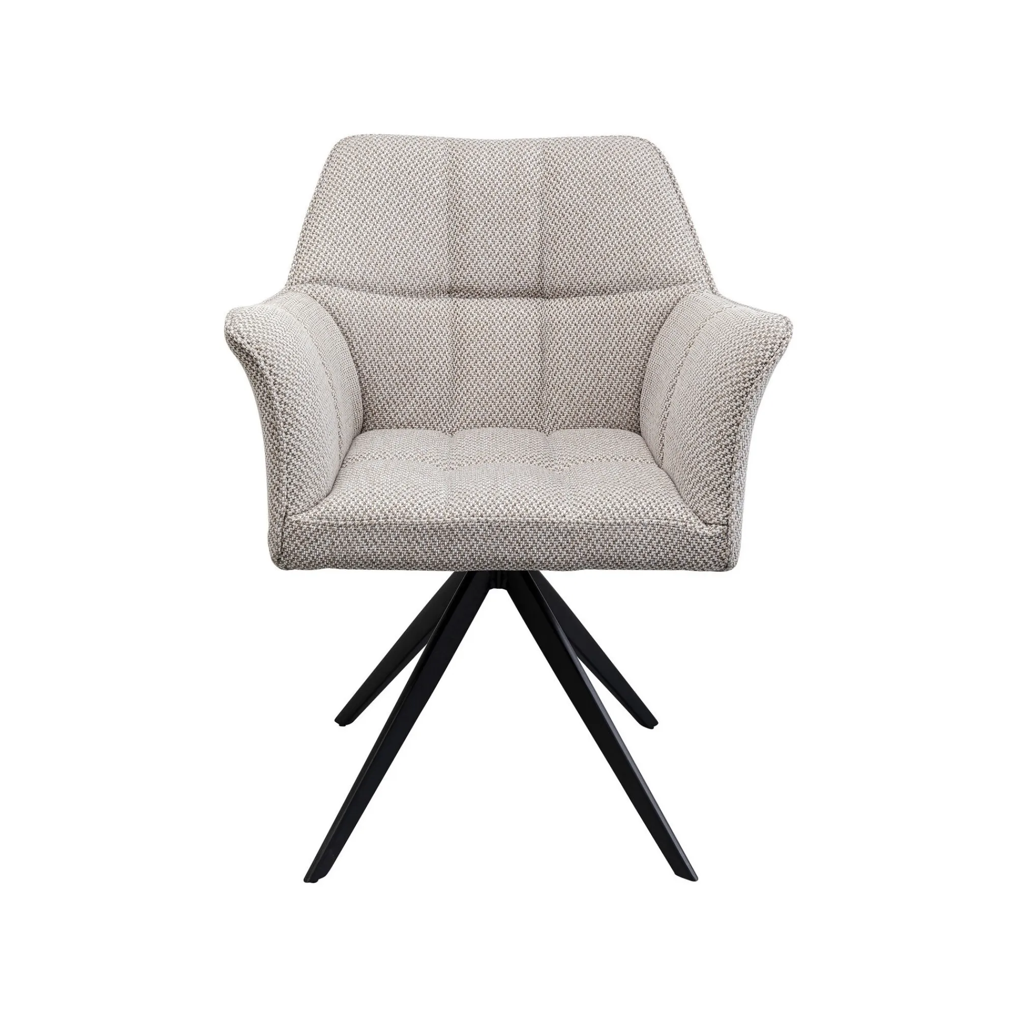KARE Design Chaise Avec Accoudoirs Pivotante Thinktank Grise ^ Chaise De Bureau|Chaise