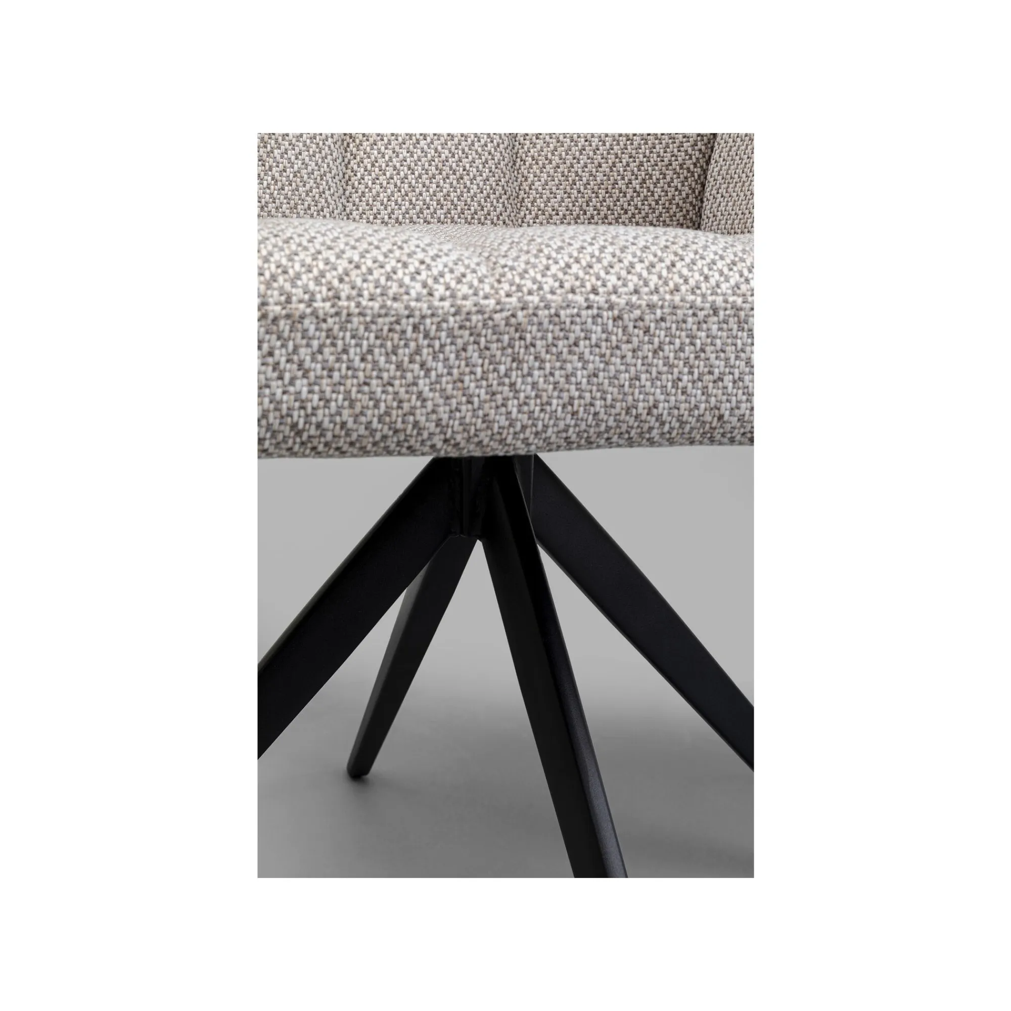 KARE Design Chaise Avec Accoudoirs Pivotante Thinktank Grise ^ Chaise De Bureau|Chaise