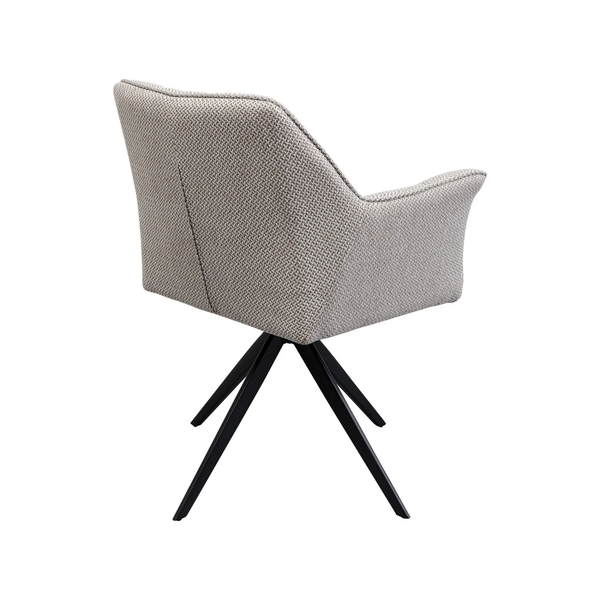 KARE Design Chaise Avec Accoudoirs Pivotante Thinktank Grise ^ Chaise De Bureau|Chaise
