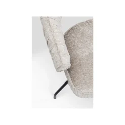 KARE Design Chaise Avec Accoudoirs Pivotante Arabella Grise ^ Chaise