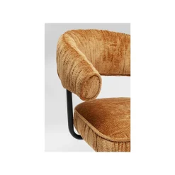 KARE Design Chaise Avec Accoudoirs Pivotante Arabella Orange ^ Chaise