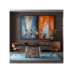 KARE Design Chaise Avec Accoudoirs Pivotante Arabella Orange ^ Chaise