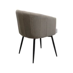 KARE Design Chaise Avec Accoudoirs Pivotante Merida Grise ^ Chaise