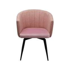 KARE Design Chaise Avec Accoudoirs Pivotante Merida Rose ^ Chaise