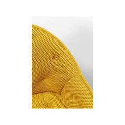 KARE Design Chaise Avec Accoudoirs Pivotante Carlito Mesh Jaune ^ Chaise