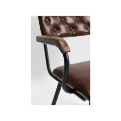 KARE Design Chaise Avec Accoudoirs Salsa Marron ^ Chaise