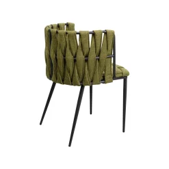 KARE Design Chaise Avec Accoudoirs Saluti Verte ^ Chaise