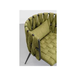 KARE Design Chaise Avec Accoudoirs Saluti Verte ^ Chaise