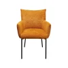 KARE Design Chaise Avec Accoudoirs Selma Orange ^ Chaise