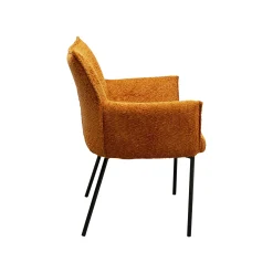KARE Design Chaise Avec Accoudoirs Selma Orange ^ Chaise