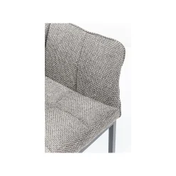 KARE Design Chaise Avec Accoudoirs Thinktank Grise ^ Chaise