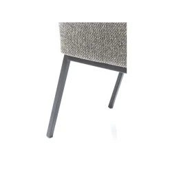KARE Design Chaise Avec Accoudoirs Thinktank Grise ^ Chaise