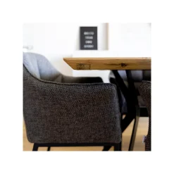KARE Design Chaise Avec Accoudoirs Thinktank Grise ^ Chaise
