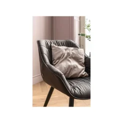 KARE Design Chaise Avec Accoudoirs Thelma Grise ^ Chaise