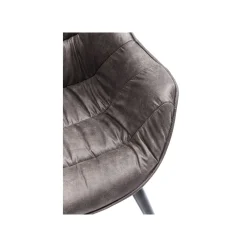 KARE Design Chaise Avec Accoudoirs Thelma Grise ^ Chaise