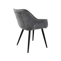 KARE Design Chaise Avec Accoudoirs Thelma Melange Grise ^ Chaise
