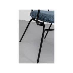 KARE Design Chaise Avec Accoudoirs Viola Bleue ^ Chaise