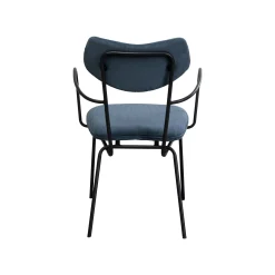 KARE Design Chaise Avec Accoudoirs Viola Bleue ^ Chaise