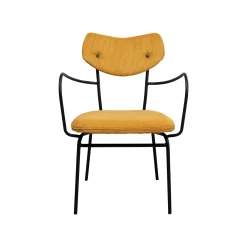KARE Design Chaise Avec Accoudoirs Viola Jaune ^ Chaise