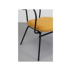 KARE Design Chaise Avec Accoudoirs Viola Jaune ^ Chaise