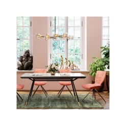 KARE Design Chaise Butterfly Velours Rose ^ Chaise