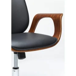 KARE Design Chaise De Bureau Pivotante Patron Noyer ^ Chaise De Bureau