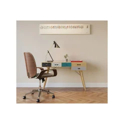 KARE Design Chaise De Bureau Pivotante Patron Noyer ^ Chaise De Bureau