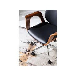 KARE Design Chaise De Bureau Pivotante Patron Noyer ^ Chaise De Bureau