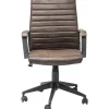 KARE Design Chaise De Bureau Pivotante Labora Marron Foncé ^ Chaise De Bureau