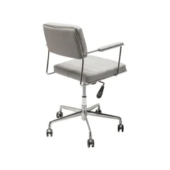 KARE Design Chaise De Bureau Pivotante Dottore Grise ^ Chaise De Bureau
