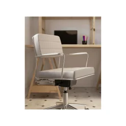 KARE Design Chaise De Bureau Pivotante Dottore Grise ^ Chaise De Bureau