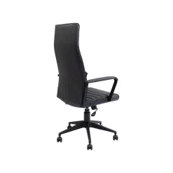 KARE Design Chaise De Bureau Pivotante Labora Haute Noire ^ Chaise De Bureau