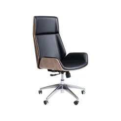 KARE Design Chaise De Bureau Pivotante Rouven Haute Noire ^ Chaise De Bureau