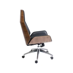 KARE Design Chaise De Bureau Pivotante Rouven Haute Noire ^ Chaise De Bureau
