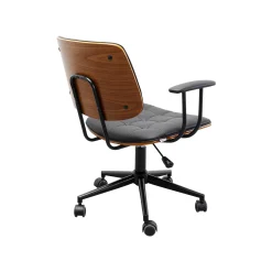 KARE Design Chaise De Bureau Pivotante Nelly Noire ^ Chaise De Bureau